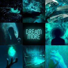 a collage of images with the words dream more