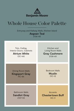 the color palette for this house has been changed to be gray and white, but it is