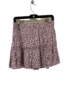 Brand: ZARA Style: SKIRT MINI & SHORT Color: FLORAL PRINT Size: L SKU: 186-186268-2883 CONDITION: GENTLY USED Casual Short Mini Skirt With Floral Print, Casual Floral Print Short Mini Skirt, Casual Floral Print Mini Skirt, Casual Floral Print Mini Shorts, Casual Floral Print Skort, Casual Mini Length Floral Print Shorts, Casual Purple Mini Length Bottoms, Casual Short Floral Print Skirt, Casual Flowy Skort With Short Inseam