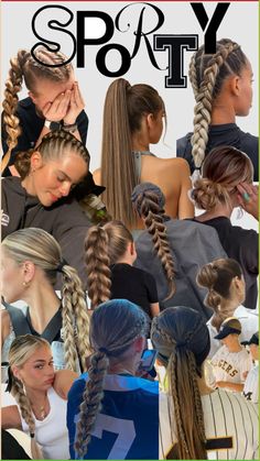 Sporty Hairstyles Hair Inspiration Long, The Best Hairstyles, Athletic Hairstyles, Back To School Hairstyles, Fall Hair Colors