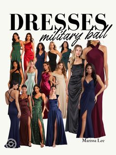 Military ball dresses for military spouses shopping for the 2023 Marine Corps Ball! These formal dress styles are perfect for the military ball, prom, etc. Marine Corps Ball Dresses, Marine Corps Birthday, Marine Corps Ball, Marine Ball, Military Ball Dress, Military Wife Life, Military Girlfriend, Military Ball Dresses, Military Wedding