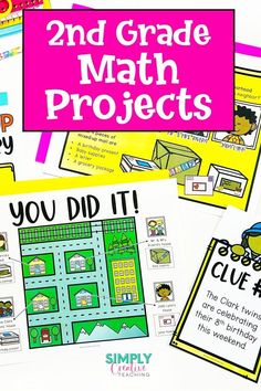 the 2nd grade math projects are great for students to use in their homeschool