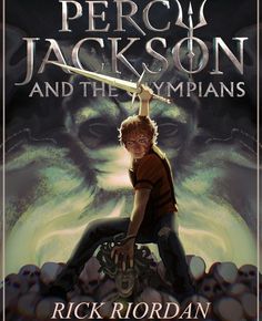 the cover to percus jackson and the olympians by rick rodan, illustrated by nick riddan