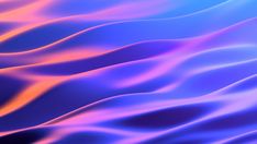 an abstract background with wavy blue and orange lines on the top right side of the image