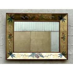 Enhance your décor with the Vintage Decorative Arts Dried Flowers Mirror. This American-style piece features a beautifully framed mirror adorned with delicate dried flowers, adding a touch of natural elegance and timeless charm. Perfect for brightening any space, it combines artistry and functionality in a uniquely captivating way. Flowers Mirror, Framed Mirror, The Vintage, American Style, Dried Flowers, Art Decor, Mirror, Frame, Flowers