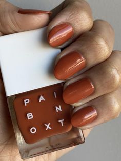 November Nails Fall, Prettiest Colors, Orange Nail, November Nails, Autumn Orange, Nails 2021, Thanksgiving Nails, Nails 2020, Fall Nail Colors