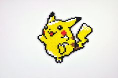 a pixelated image of a pikachu