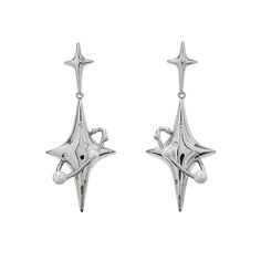 Silver Jewelry Png, Star Child Aesthetic, Jewelry Png, Child Aesthetic, Earring Aesthetic, Accessories Png, Earring Png, Star Aesthetic, Y2k Earrings