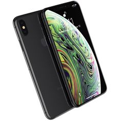 the iphone xr is shown in black