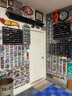 a room filled with lots of different types of cars