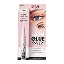 Dry Eyelids, Kiss Eyelashes, Felt Tip Eyeliner, Kiss Lashes, Applying False Eyelashes, Lash Adhesive, Natural Eyelashes, Felt Tip, Eyelash Glue