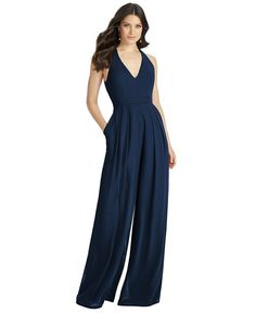 in stock Bridesmaid Jumpsuit, Bridesmaids Jumpsuits, Chiffon Jumpsuit, Dessy Collection, Pleated Jumpsuit, Infinity Dress, Dress Order, Review Dresses, Dress Measurements