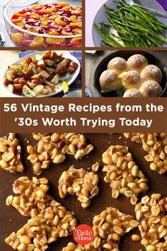 the cover of 55 vintage recipes from the'30s worth trying today