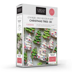 the cookie decoration kit for christmas tree cookies