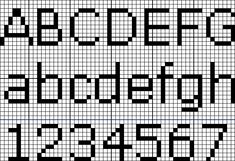 cross stitch alphabets in black and white, with the letter s on each side