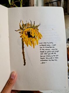 an acrylic dying sunflower painting as a handwritten poetry companion Poetry In Painting, Poem About Sunflowers, Handwritten Poetry Aesthetic, Poetry Chapbook Ideas, Poetry Drawing Illustrations, Poetry Illustration Art, Artistic Poems, Sunflower Poetry, Poetry Painting Ideas