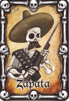 Day Of Dead Tattoo, Loteria Cards, Skull Pictures, Cardboard Sculpture, Tarot Art, Mexican Art, Cute Chibi, Skull And Bones