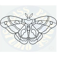 a coloring book page with a butterfly on it's wings and the words,