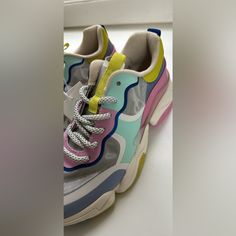 Brand New Unworn + Tag Still On Trendy Pastel Sneakers For Summer, Trendy Pastel Summer Sneakers, Trendy Pastel Sneakers For Spring, Shoes Brand, Shoes Color, Zara Shoes, Shoe Brands, Zara, Size 6