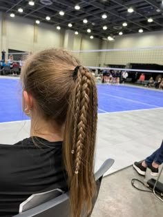 Tennis Hairstyles, Tennis Hair, Track Hair, Soccer Hairstyles, Softball Hair, Soccer Hair, Track Hairstyles, Volleyball Hair, Sports Hair