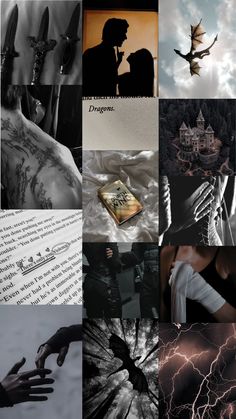 a collage of photos with the words dragon on them and images of people holding hands