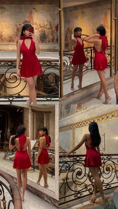 Christmas Dinner Dress, Bar Night Outfit, Cute Red Dress, Bar Outfits, Red Birthday, Fest Outfits, Birthday Outfits, Looks Street Style, Short Prom