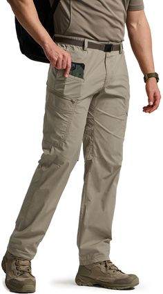 PRICES MAY VARY. CQR Outdoor Adventure Pants Series designed for all outdoor activities and sports. [Materials] Spandex mixed fabric supports your movement to provide comfort during outdoor activities. [Breathability] Mesh ventilation system allowing air to circulate and wick away moisture. [Body Geometry Fit] 3D pattern design allows maximized mobility and top tear fit. [Multi-purpose Pockets] Multi pockets for various tools and equipment. It is suitable for hiking, running, jogging, cycling, m 3d Pattern Design, Tactical Pants, Outdoor Pants, 3d Pattern, Ventilation System, Cycling Workout, Hiking Pants, Golf Sport, Golf Game