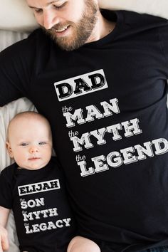 Personalized Father Son Matching Shirt Dad and Son Shirt - Etsy Fathers Day Tshirt Ideas Matching Shirts, Dad Tshirts Father's Day, Father And Son Matching Shirts, Matching Grandpa And Grandson Shirts, Dad And Son Shirts, Funny Gifts For Dad