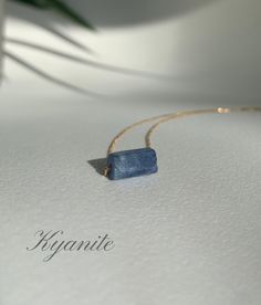 This beautiful Kyanite necklace is perfect to wear everyday! As a choker or a layering necklace - Adjustable  - Genuine gemstone  - 0.7mm chain  - Chain is 925 sterling silver - Available in gold, silver and rose gold  - Thoughtful and unique gift idea for your loved ones or even yourself!  Make sure to check out my other listings and don't hesitate to ask me if you have any questions 🥰 Thank you for looking and supporting my small business! Luxury Kyanite Jewelry Gift, Luxury Kyanite Jewelry As A Gift, The Throat Chakra, Kyanite Necklace, Rough Crystal, Jewelry Blue, Blue Kyanite, Spiritual Connection, Throat Chakra