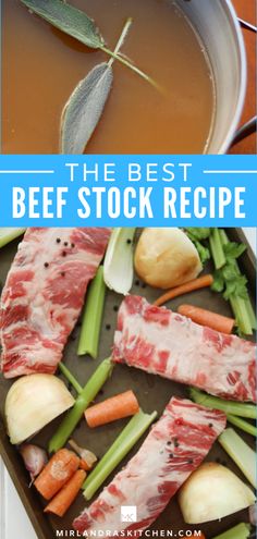 the best beef stock recipe with carrots and celery