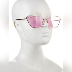 Gucci Pink Geometric Ladies Sunglasses Gg0538s 005gucci Sunglasses. Color Code: 005. Size: 63. Shape: Geometric. Lens Width: 63 Mm. Lens Bridge: 17 Mm. Arm Length: 140 Mm. 100% Uv Protection. Non-Polarized. Frame Material: Metal. Frame Color: Gold. Lenses Type: Pink. Lenses Type: Pink. Rim Style: Full-Rim. Gucci Pink Geometric Ladies Sunglasses Gg0538s 005 63. Information Brand Gucci Gender Womens Model Gg0538s 005 63 Details Series Number Gg0538s Color Code 005 Lens Pink Size 63 Mm Uv Protectio Spring Designer Sunglasses With Mirrored Lenses, Gucci Square Frame Party Sunglasses, Gucci Square Frame Sunglasses For Party, Gucci Party Sunglasses With Glass Lenses, Modern Gucci Sunglasses For Spring, Elegant Gucci Sunglasses For Spring, Gold Gucci Sunglasses With Glass Material, Gucci Gold Sunglasses With Glass Lenses, Chic Gucci Sunglasses With Glass Lenses