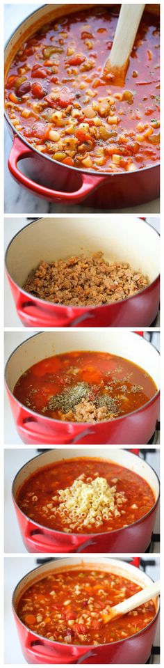 the steps to make chili cheese soup