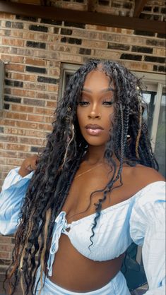 Boho Protective Hairstyles, Curly Hair With Locs, Jade Locs, Shaved Side Designs, Medusa Locs, Locs Hairstyles For Wedding