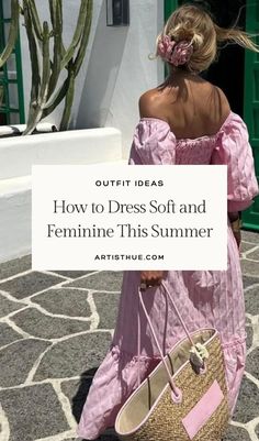 What to wear this summer to look girly and feminine | Summer dress outfit inspiration ideas #summer #sundress