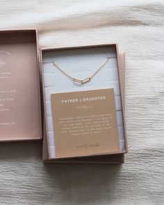 "Save 10%, purchase 2+ items with code: LINKED10 Save 15%, purchase 4+ items with code: LINKED15 Save 20%, purchase 6+ items with code: LINKED20 FATHER & DAUGHTER GIFT * FATHER & DAUGHTER NECKLACE unbreakable connections are forged with love. father and daughter - two parts of the same whole. these interlocking charms symbolize the strength of our bond. whether near or far apart, we're always linked at heart. each necklace sold separately this is the chic father & daughter necklace you've been l Father Daughter Jewelry, Father Daughter Necklace, Father Daughter Gifts, Father And Daughter, Daughter Jewelry, Daughter Necklace, Father Daughter, Daughter Gifts, Link Necklace