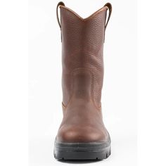 Steel Blue Men's Heeler 10" Waterproof Steel Toe Wellington Work Boot -Oak- 812915 This Item Ships FREE! One of our most popular work boots, the Heeler is a 10-inch high leg Wellington style Pull On Boot. The Heeler is crafted from premium cowhide Leather and includes a 200 joule safety Steel Toe Cap (ErgoDefender™) for premium protection. The durable TPU Outsole is heat resistant to 266ºF and offers Slip & Oil Resistant properties. All Steel Blue boots feature our famous Trisole which works to Classic Sturdy Waterproof Boots For Outdoor, Classic Sturdy Outdoor Boots, Sturdy Outdoor Boots, Hard Working Man, Steel Toe Work Boots, Blue Boots, Work Boot, Pull On Boots, Safety Shoes