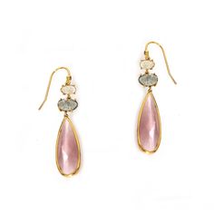 TAI Triple Stone Tear Drop Earrings - Style Code: PE-10495-8 (G) - Gold plating over brass - Fish hook drop earring with multi color stones -Authorized TAI Retailer - FREE Shipping on Orders over $100 - FLAT Fee of $5.00 under $100.00! Tai Jewelry, Tear Drop Earrings, Color Stones, Drop Earring, Diamond Pendant Necklace, Earrings Collection, Tear Drop, Fish Hook, Teardrop Earrings