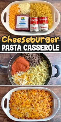 cheeseburger pasta casserole is an easy and delicious dinner