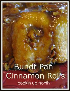 the bundt pan cinnamon rolls are ready to be eaten