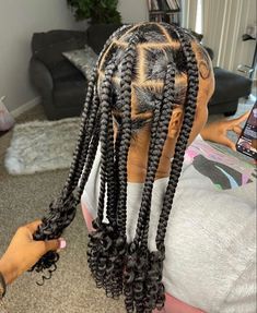 Girls Braided Hairstyles Kids, Black Kids Braids Hairstyles, Big Box Braids, Short Box Braids