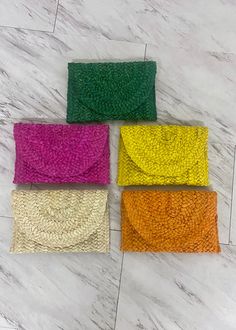 Socialite Chic Woven Clutch - FINAL SALE Woven Clutch, Sunglasses Sale, Accessories Necklace, Handbag Accessories, Sales Gifts, Snap Closure, Sale Items, Pink And Orange, Final Sale