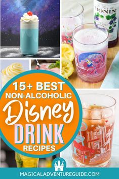 the best non - alcoholic disney drink recipes