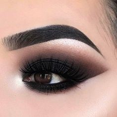 Black Smokey Eye, Bronze Makeup, Smokey Eyeshadow, Glasses Makeup, Makeup Guide