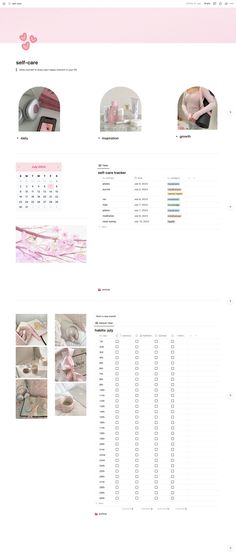 the website is designed to look like it has been made with pink and white colors