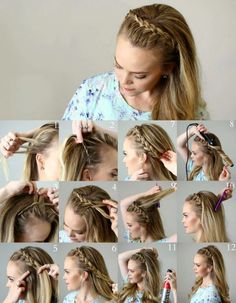 15 Originales peinados con trenza para cabello largo que querrás hacerte ¡ahora… Braids Volleyball, Game Day Hair, Penteado Cabelo Curto, Hair And Beauty, Hairstyles Braids, Sporty Hairstyles, Braids For Long Hair, Long Hairstyles, Box Braids Hairstyles