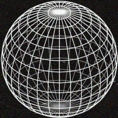 an image of a white ball with lines on the top and bottom, against a black background