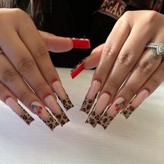 Long French Nails, Pink Gel Nails, Black Acrylic Nails, French Acrylic Nails, Leopard Nails, Long Acrylic Nails Coffin, Acrylic Nails Coffin Pink, Unique Acrylic Nails, Long Square Acrylic Nails