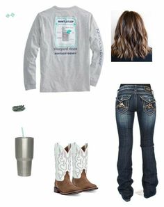 Western Outfits Women Casual, Cowgirl Style Outfits, Rodeo Outfits, Western Style Outfits