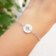 "Dainty silver adjustable Compass Bracelet with sterling silver chain that features a compass charm floating freely in the centre.  The compass never points in the same direction making it the perfect travel gift for those who love to go on adventures and ask \"Where to next?\". This piece has been illustrated, designed and hand-finished by Cassie in her Suffolk studio and is totally unique to Cassiopi. COMPASS *  Made from quality jewellers brass plated in the UK with a very thick layer of 99.9 Sterling Silver Bracelet With Extender As Gift, Adjustable Round Compass Design Jewelry, Adjustable Compass Design Round Jewelry, Adjustable Compass Design Jewelry For Travel, Adjustable Silver Jewelry For Travel, Compass Necklace Silver, Where To Next, Wanderlust Jewelry, Compass Bracelet