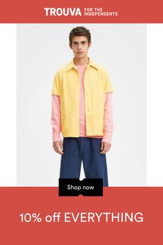 Yellow Denim Family Shirt by Levi's. Yellow Tops With Pockets And Relaxed Fit, Trendy Shirt With Pockets For Spring, Spring Yellow Tops With Pockets, Yellow Shirt With Pockets In Relaxed Fit, Yellow Shirt With Pockets Relaxed Fit, Yellow Relaxed Fit Shirt With Pockets, Spring Yellow Shirt With Pockets, Spring Collared Top With Relaxed Fit, Casual Relaxed Fit Shirt For Spring